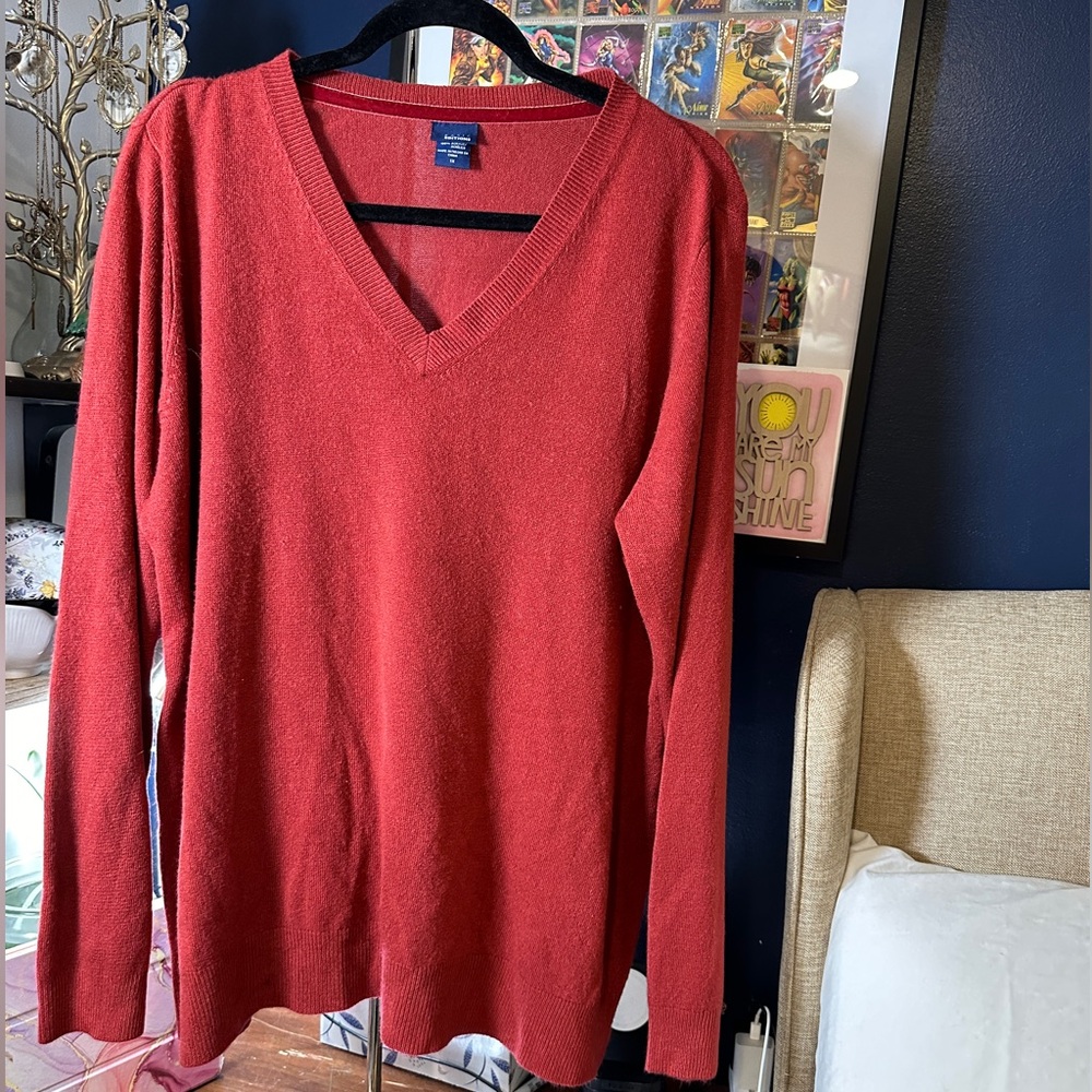 Red Basic Editions Sweater - image 1